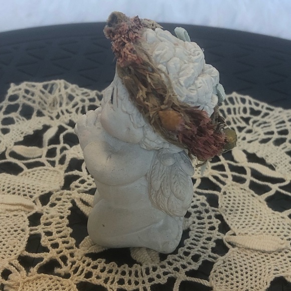Vintage Dreamsicle Praying Baby Cherub Angel - Picture 4 of 9